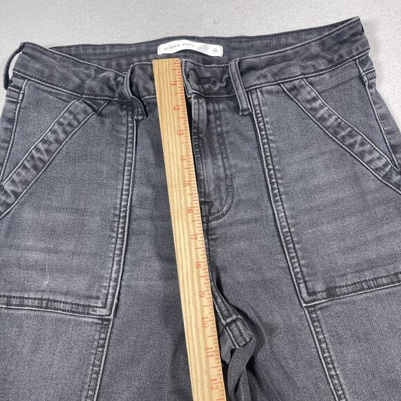 Altar'd State Cargo Pants Womens 29 Utility Straight Leg Pockets Stretch Modern - Picture 5 of 11